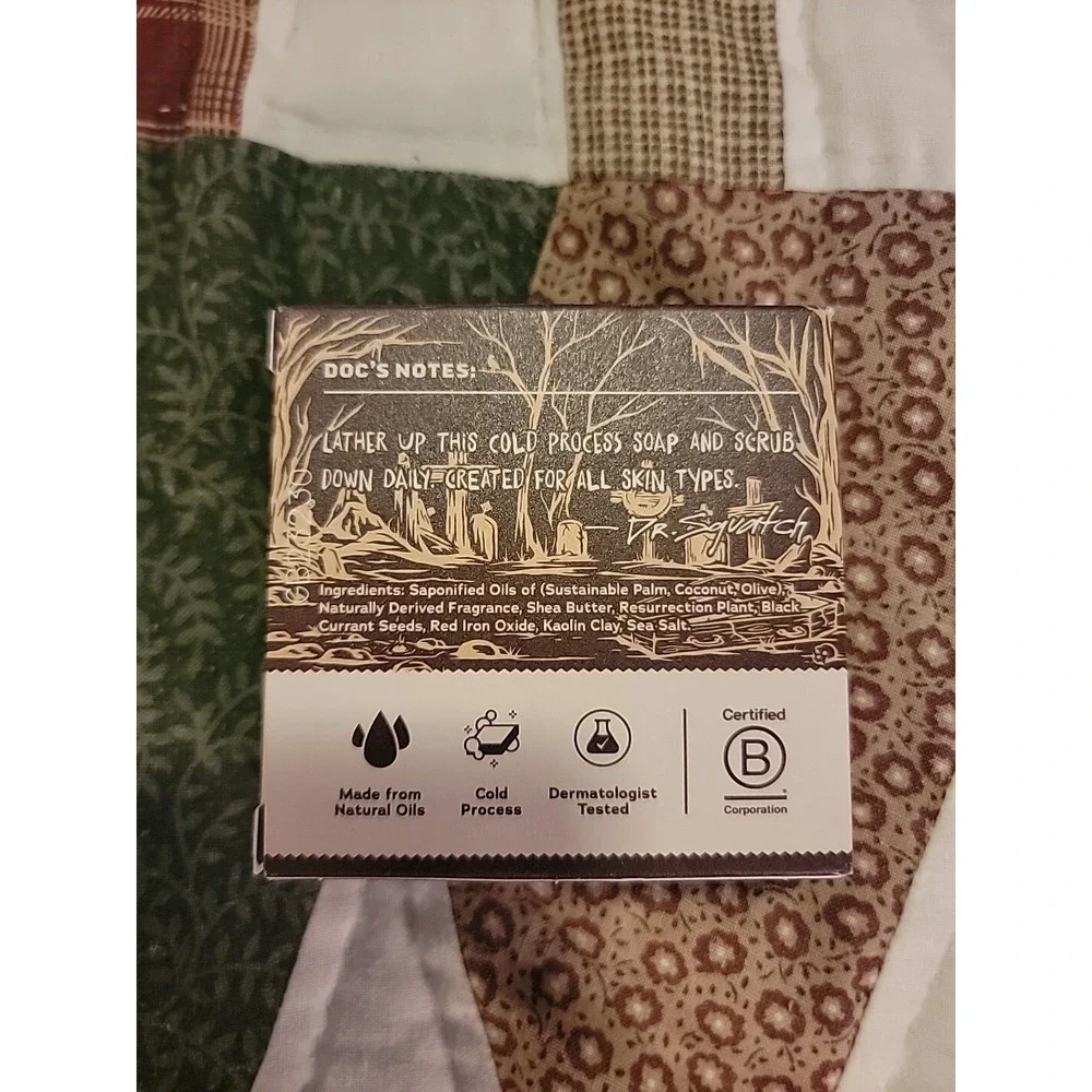 Dr. Squatch Bar Soap Count Sudsula Natural‎ with Light Grit LIMITED EDITION 5oz
